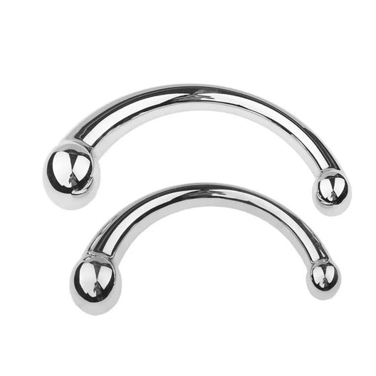 5858 Stainless Elegant Ended Steel Double Hook Anal 0301
